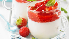 Panacotta Coco Fruits Rouges