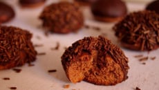 Hérisson sablé au chocolat recouvert de ganache