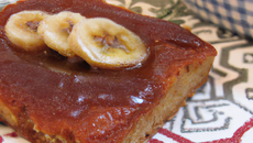 Gâteau à la confiture de banane
