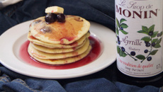 Pancakes aux myrtilles maison