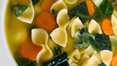 Soupe de pâtes