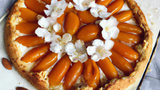 Tarte aux abricots et amandes