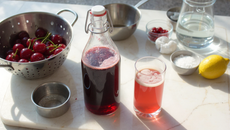 Sirop de cerises maison