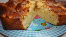 Gâteau aux pommes.