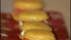 Macarons au saumon fumé
