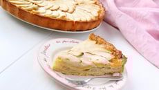 Tarte sablée aux pommes et crème pâtissière