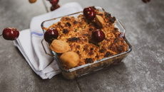Crumble cerises & amandes