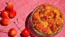 Clafoutis aux cerises et pain d'épice