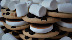 Cookies chocolat blanc chamallow pour enfants