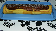 Gâteau roulé au chocolat rapide