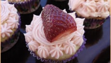 Cupcakes aux fraises faciles