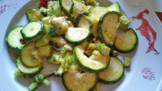 Salade de courgette
