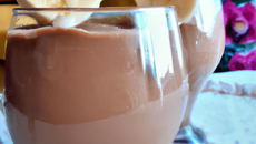 Smoothie chocolat et banane