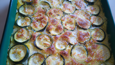 Gratin ail et courgettes