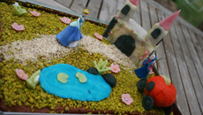 Bavarois cendrillon à la passion