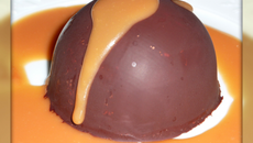 Dôme carambar au caramel
