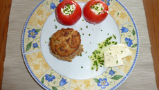 Petits cakes au thon et ses tomates mozzarella