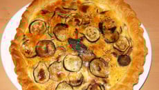 Quiche chèvre courgettes