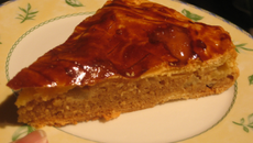 Galette à la pâte de spéculos et aux poires