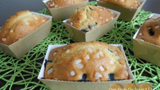 Cake aux myrtilles & zestes de citron