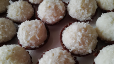 Truffes chocolat blanc et noix de coco