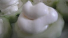 Mousse de Brie sur Concombre