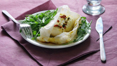 Papillotes de cabillaud aux endives, mayonnaise et 5 baies