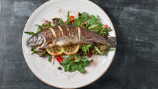 Truite farcie aux herbes