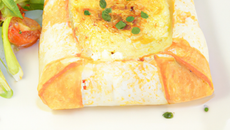 Feuilleté de crottin de chèvre