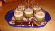 Caviar de courgettes et crème de parmesan facile