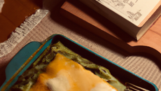 Lasagnes vertes et son chèvre