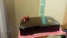 Gâteau à la ganache