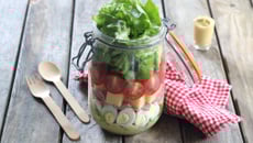 Salade en bocal