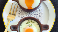 Œuf au plat en trompe-l'oeil