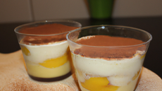 Tiramisu rapide à la mangue
