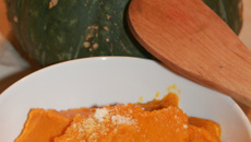 Purée epicee, kabucha et carottes
