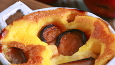 Clafoutis à la compote de coing