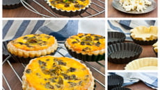 Tartelettes feuilletées au chèvre et aux champignons