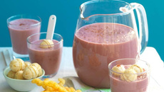 Petites soupes glacées et ses billes de gaufrettes