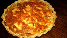 Tarte soufflée aux poireaux