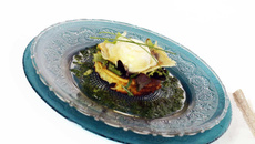 Galettes de tartoufles et crottin de Chavignol