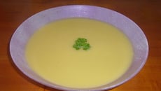 Velouté de courgettes au carré frais