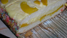 Gâteau à la pêche