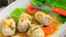 Paupiettes de volaille au cantal