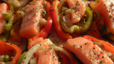 Poivrons farçis au saumon