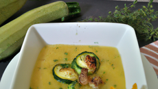 Soupe de courgettes express