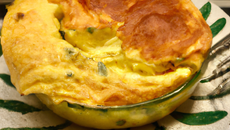 Omelette soufflée à la Fourme