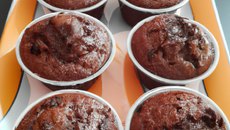 Muffins au chocolat au beurre salé
