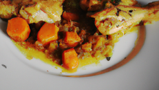 Poularde au maroilles