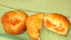 Petits moelleux aux abricots